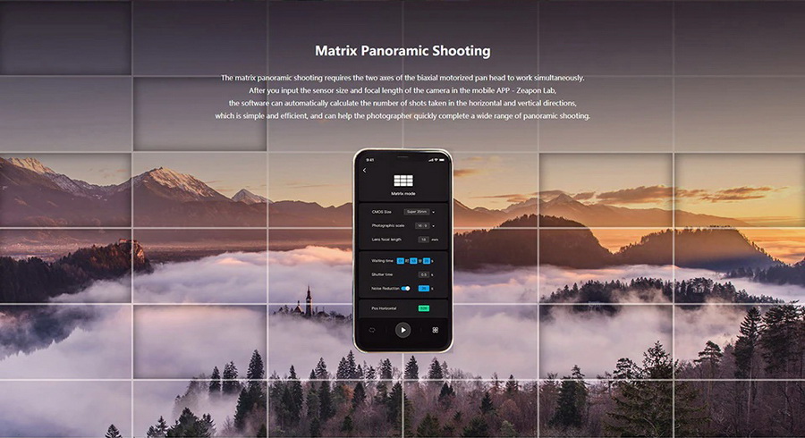 Zeapon Pons PT Motorized Pan Head by  in  - EC MALL