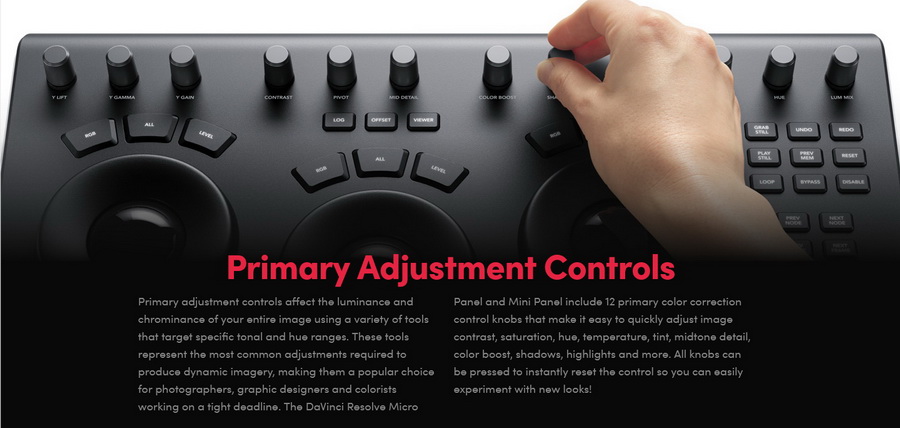 Blackmagic Design DaVinci Resolve Mini Panel by  in  - EC MALL