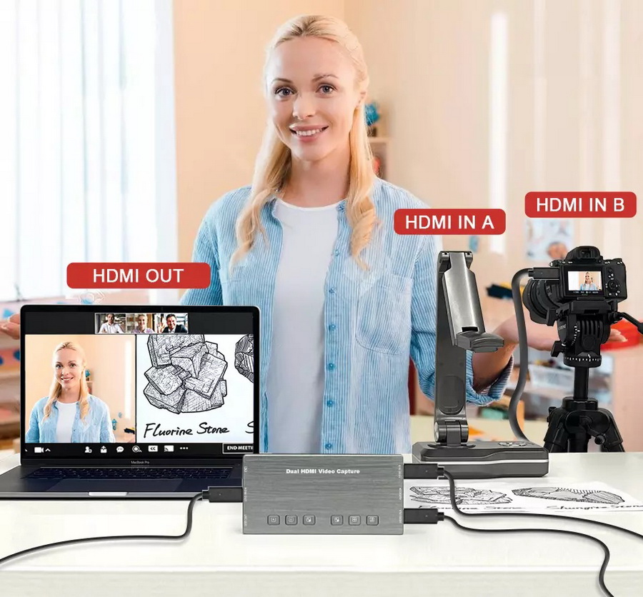 Joyusing JC2H Dual HDMI Video Capture Card by  in  - EC MALL