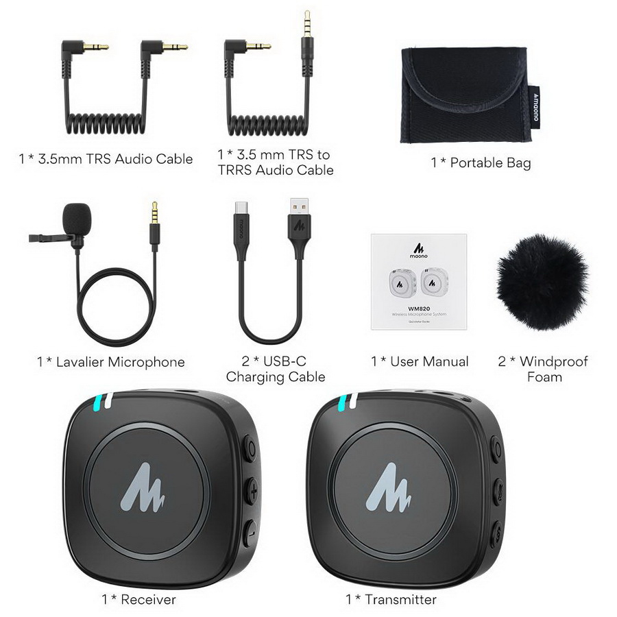 Maono AU-WM820- A1 Microphone by  in  - EC MALL