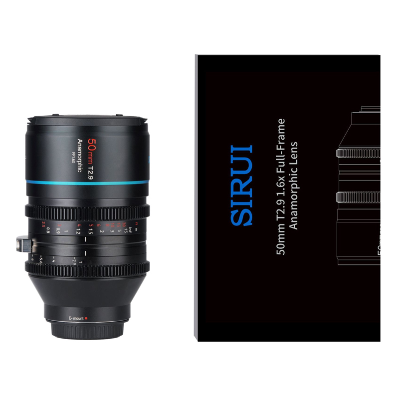 Sirui 50mm T2.9 1.6x Full-Frame Anamorphic Lens by in - EC MALL