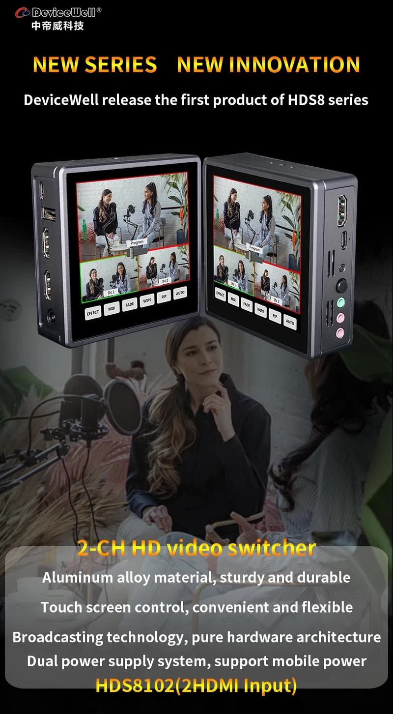 DeviceWell HDS8102 Portable Switcher by  in  - EC MALL
