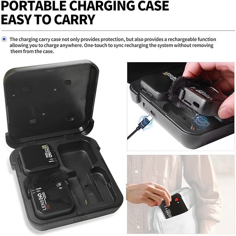 Lensgo 348C-1V1 Wireless Microphone 2.4G by  in  - EC MALL