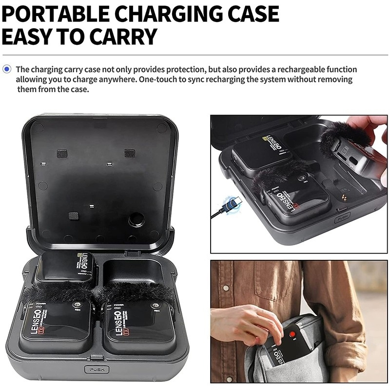 Lensgo 348C-1V2 Wireless Microphone 2.4G by  in  - EC MALL