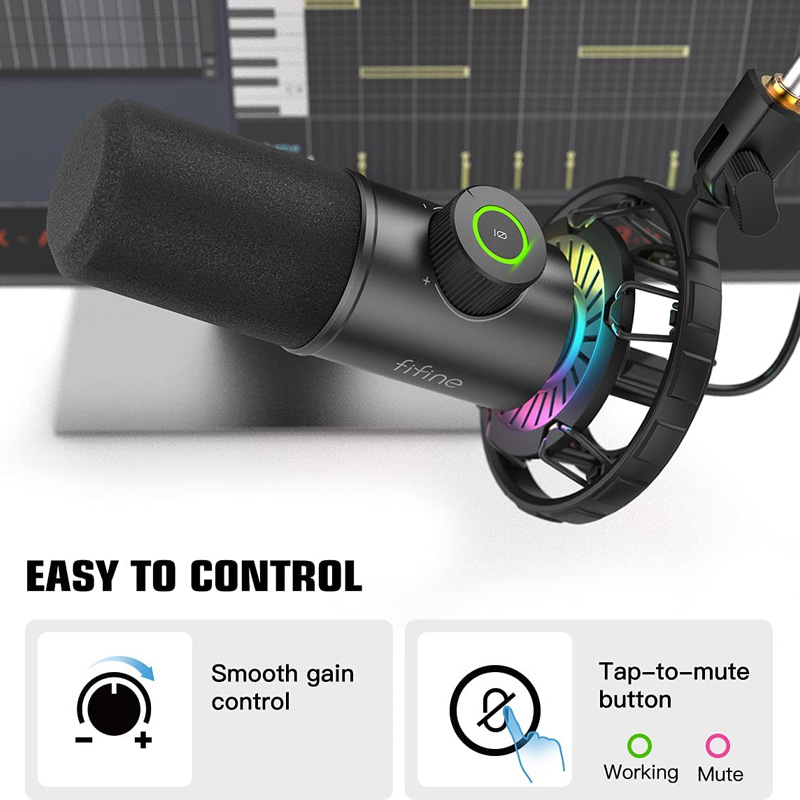 FIFINE K658 USB Dynamic Cardioid Microphone by  in  - EC MALL