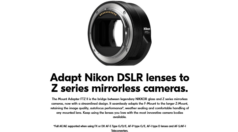 Nikon Mount Adapter FTZ II by  in  - EC MALL