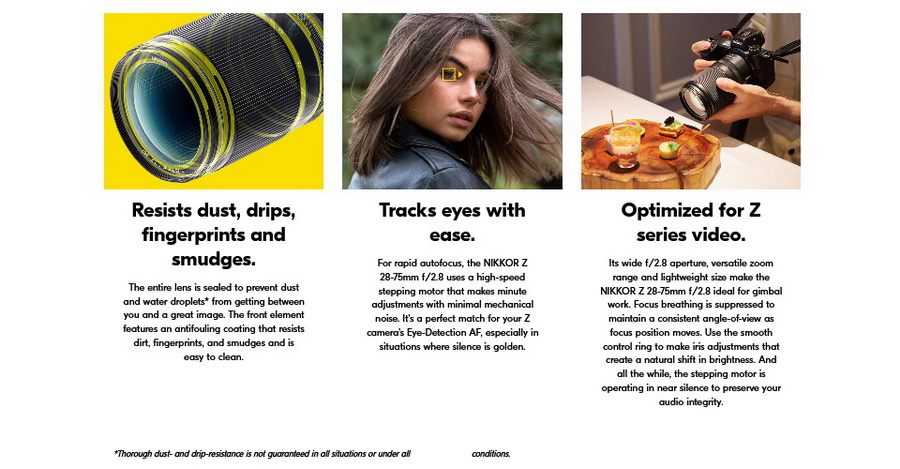 Nikon NIKKOR Z 28-75mm f/2.8 Lens by  in  - EC MALL