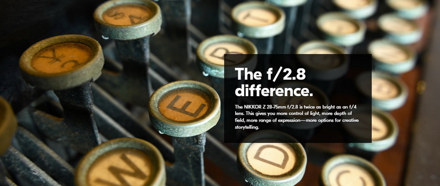 Nikon NIKKOR Z 28-75mm f/2.8 Lens by  in  - EC MALL