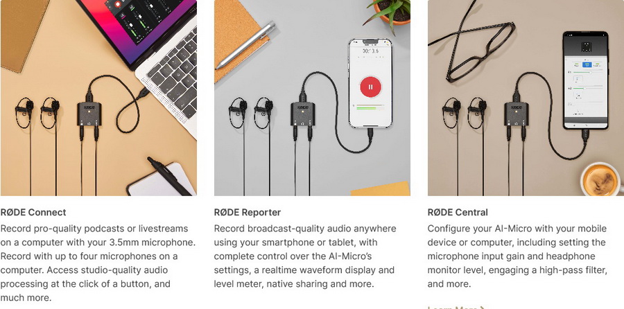Rode AI-Micro Compact Audio Interface by  in  - EC MALL