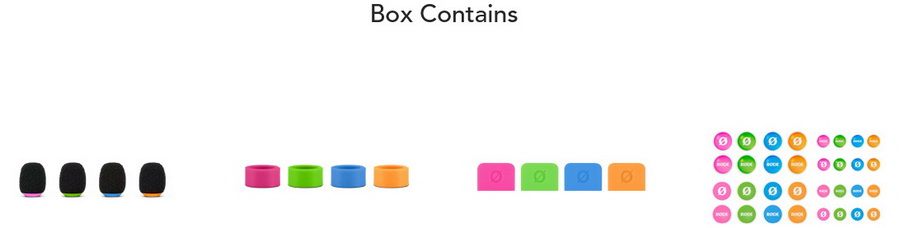 Rode COLORS 2 Set For Wireless GO &amp; Lavaliers by  in  - EC MALL