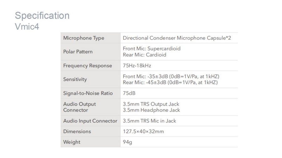 Saramonic Vmic4 Microphone by  in  - EC MALL