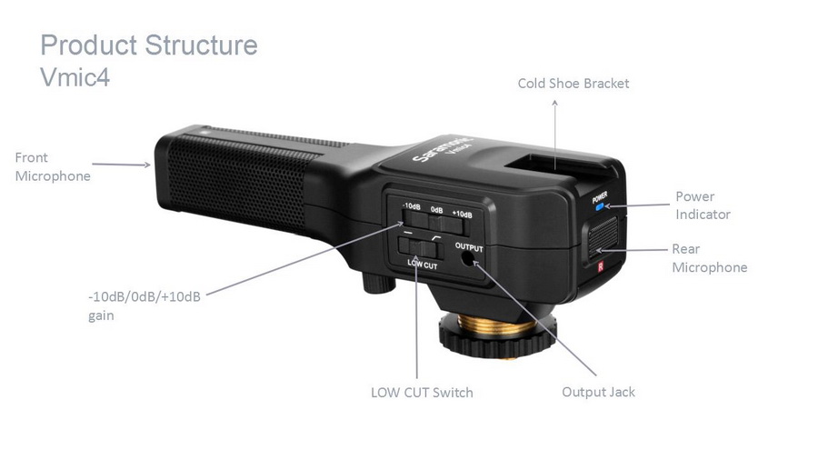 Saramonic Vmic4 Microphone by  in  - EC MALL