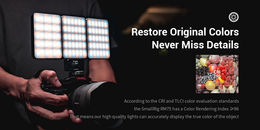 SmallRig 3290 RM75 RGB Magnetic Smart LED Light by  in  - EC MALL