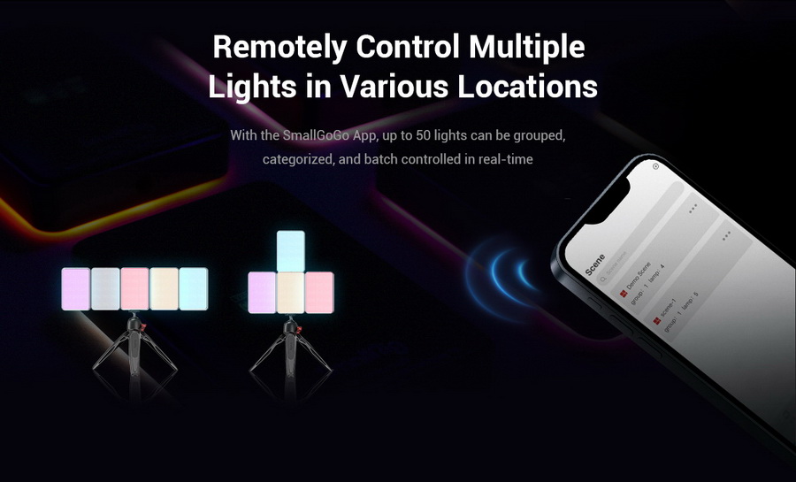 SmallRig 3290 RM75 RGB Magnetic Smart LED Light by in - EC MALL