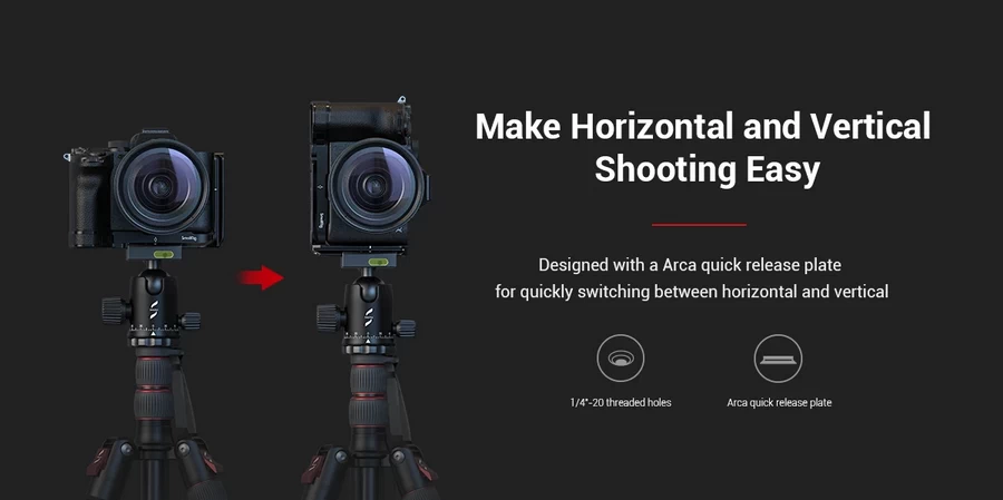 SmallRig 3660 L-Bracket  L-Bracket for Sony A7R V / A7 IV / A7S III / A1 / A7R IV / A9 II by  in  - EC MALL