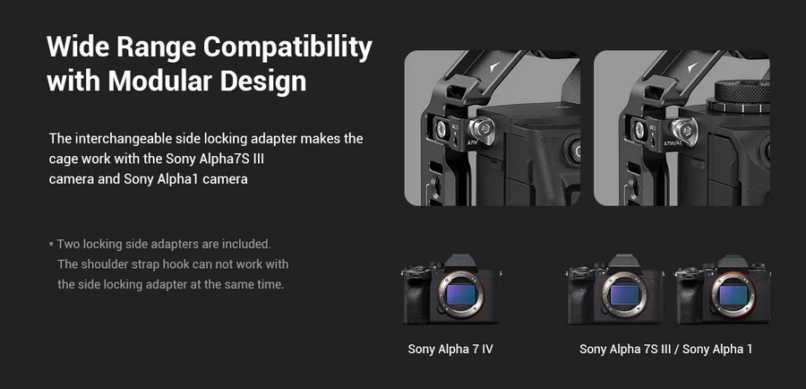 SmallRig 3667B Full Camera Cage for Sony A7RV A7IV A7SIII A1 A7RIV by  in  - EC MALL