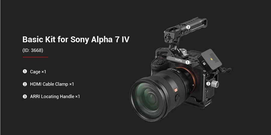 SmallRig 3668 Basic Kit for Sony Alpha 7 IV/Alpha 7S III by  in  - EC MALL