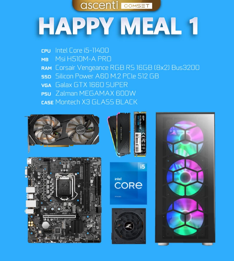 Ascenti Comset Happy Meal 1 by  in  - EC MALL