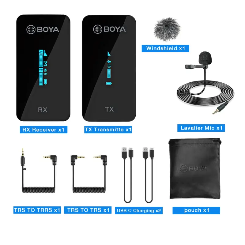 Boya BY-XM6 S1 2.4GHz Wireless Microphone by  in  - EC MALL