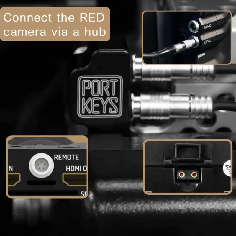 Portkeys OEYE 4K 3G-SDI/HDMI EVF With RED Camera Menu Control by  in  - EC MALL