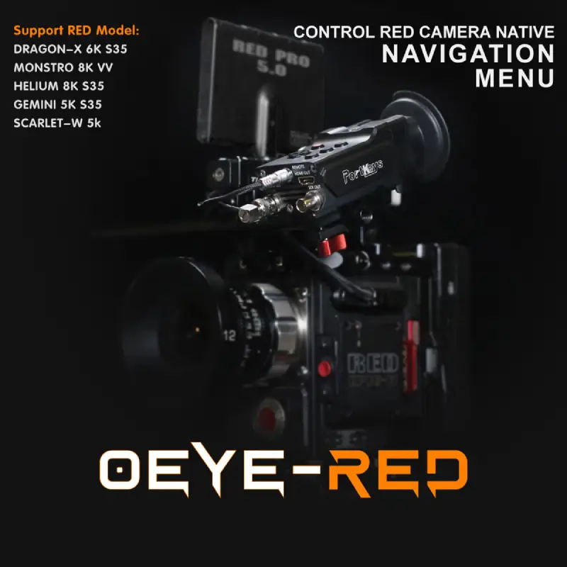 Portkeys OEYE 4K 3G-SDI/HDMI EVF With RED Camera Menu Control by  in  - EC MALL