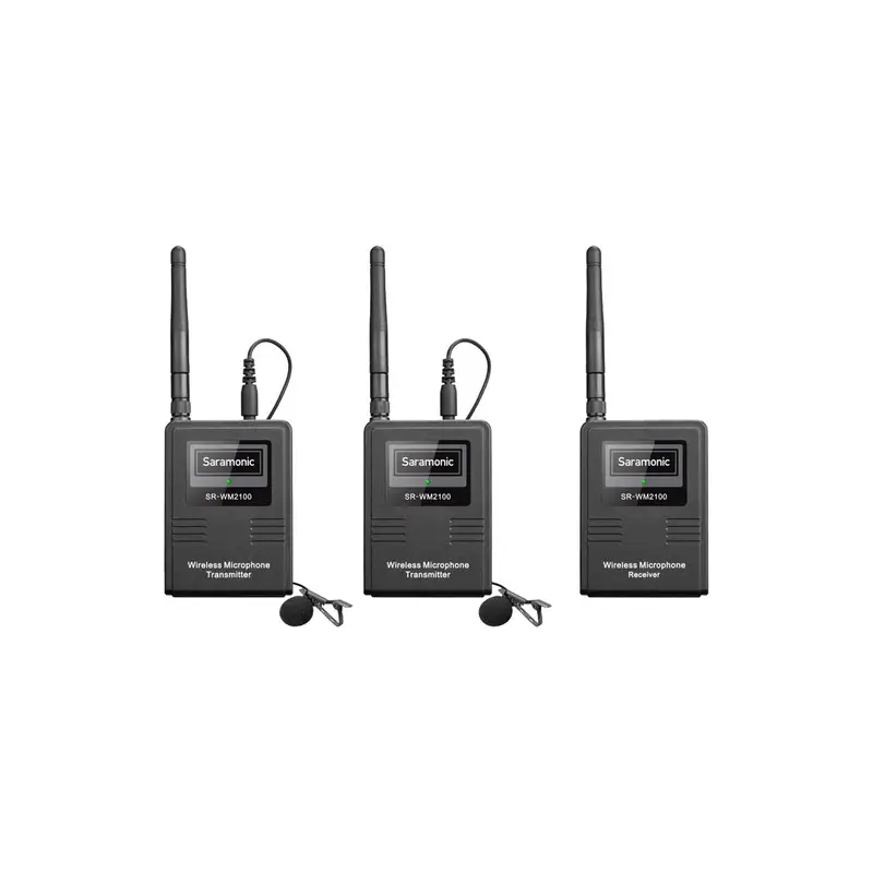 Saramonic SR-WM2100 2.4GHz Dual Wireless Lavalier System by  in  - EC MALL
