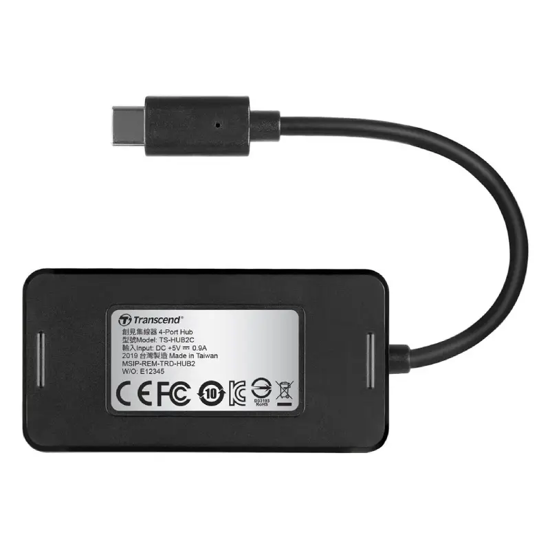 Transcend HUB2C USB Type-C to USB Type-A 4Port Hub by  in  - EC MALL