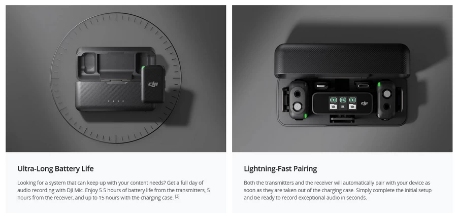 DJI Mic Elevate Your Audio wireless microphone kit by  in  - EC MALL