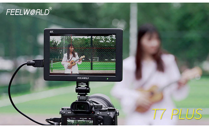 FeelWorld T7 Plus 7" 3D LUT On-camera Field Monitor by  in  - EC MALL