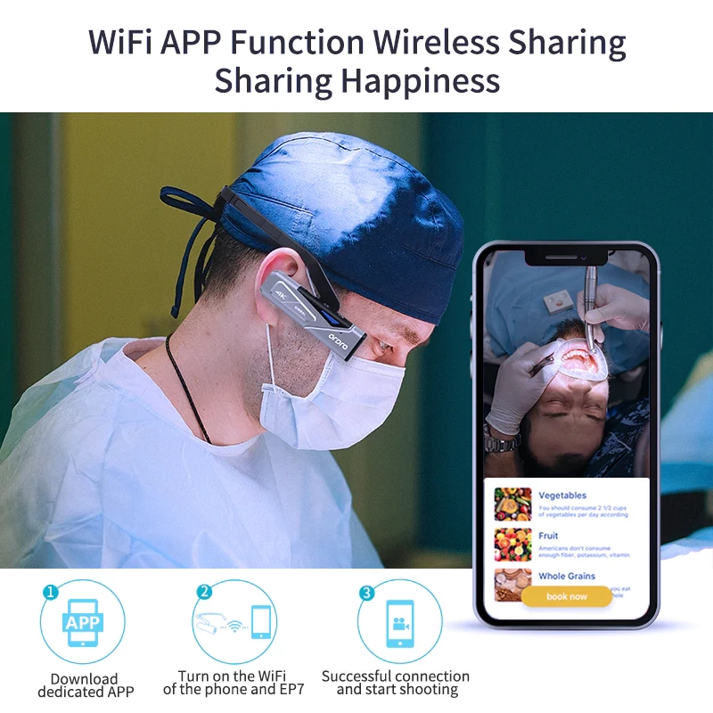 Ordro EP7 4K YouTube Vlogging กล้องวิดีโอ 4K by  in  - EC MALL