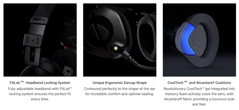 Rode NTH-100 Professional Closed-Back Over-Ear Headphones by  in  - EC MALL