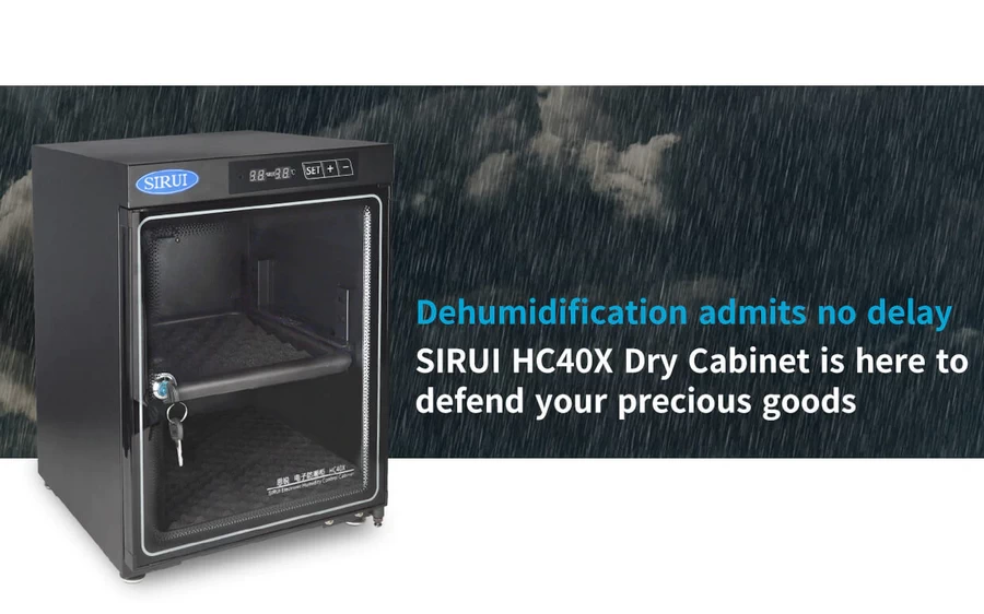 Sirui HC40X Electronic Humidity Control Cabinet ตู้กันชื้น by  in  - EC MALL