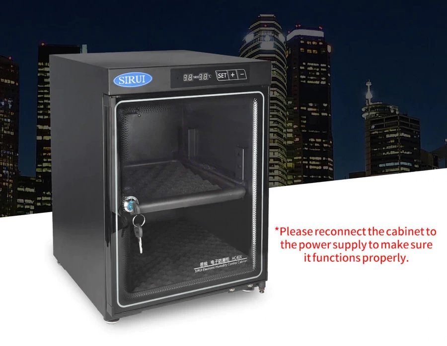 Sirui HC40X Electronic Humidity Control Cabinet ตู้กันชื้น by  in  - EC MALL