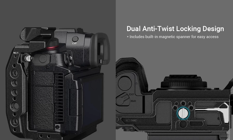 SmallRig 3440 Black Mamba Series Camera Cage for Panasonic Lumix GH6 by  in  - EC MALL