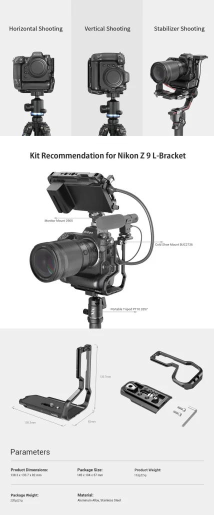 SmallRig 3714 L-Bracket for Nikon Z9 by  in  - EC MALL