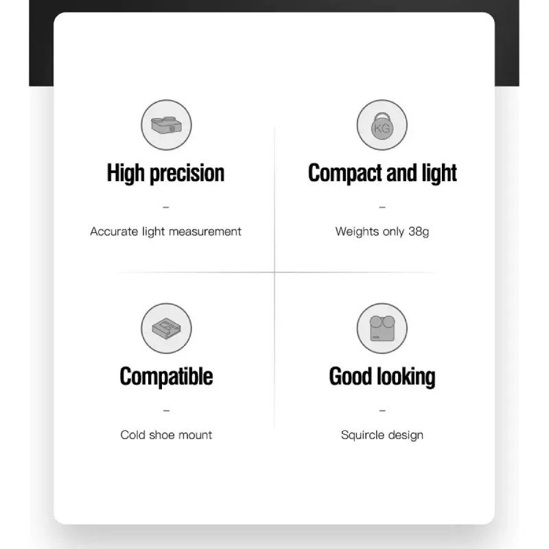 TTArtisan Light Meter Compatible (Black / Silver) by  in  - EC MALL