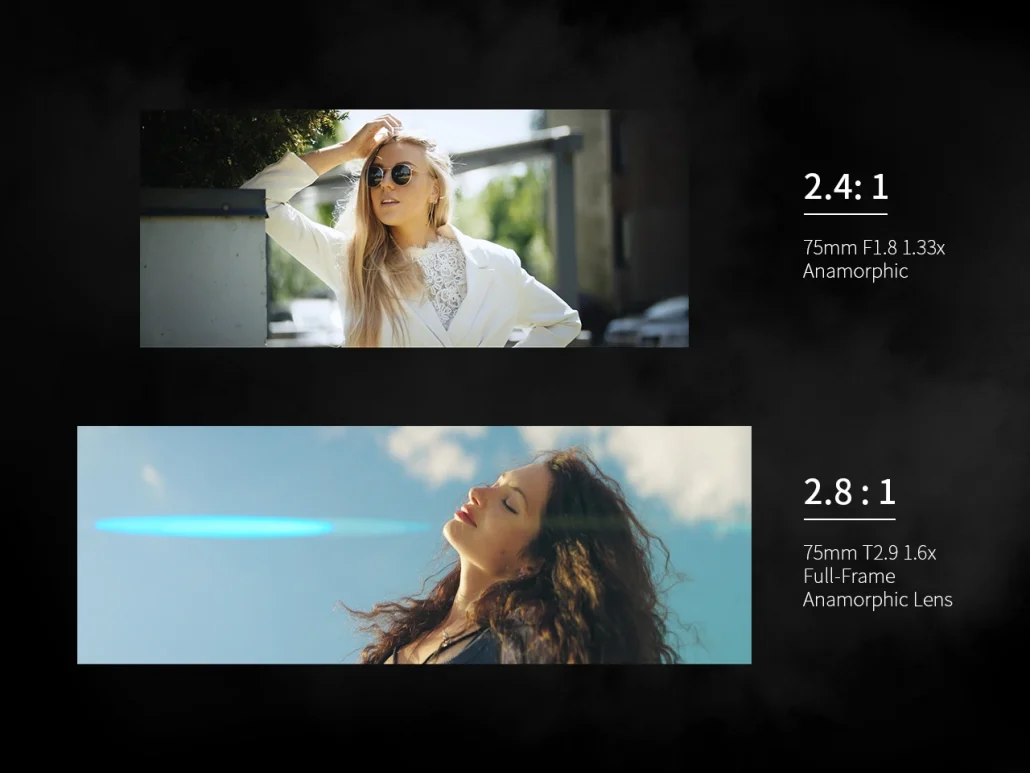 Sirui 75mm T2.9 1.6x Full-Frame Anamorphic by in - EC MALL