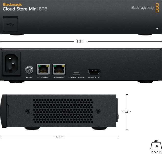 Blackmagic Design Cloud Store Mini 8TB by  in  - EC MALL