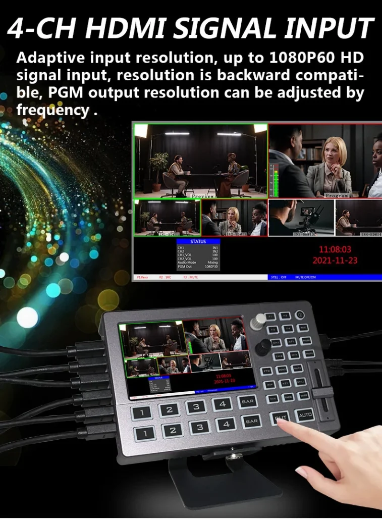 DeviceWell HDS8101 4-CH HD Video Switcher by  in  - EC MALL