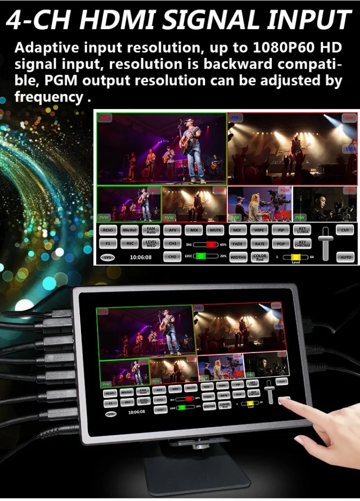 DeviceWell HDS8107 4-CH HD Video Switcher by in - EC MALL