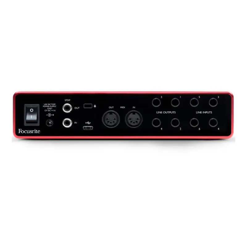 Focusrite Scarlett 8i6 (3rd Gen) USB Audio/MIDI Interface by  in  - EC MALL
