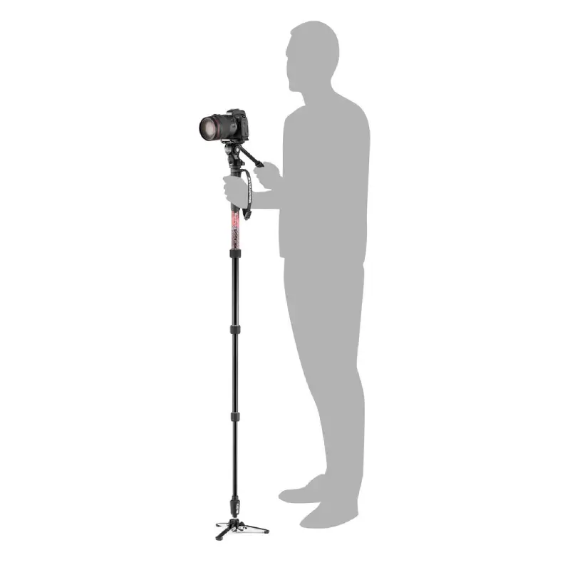 Manfrotto Element MII Video Monopod Aluminium Kit with Fluid Head by in - EC MALL