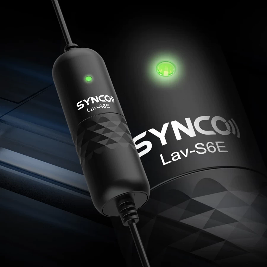 Synco Lav-S6E Omni-directional Lavalier Microphone by  in  - EC MALL