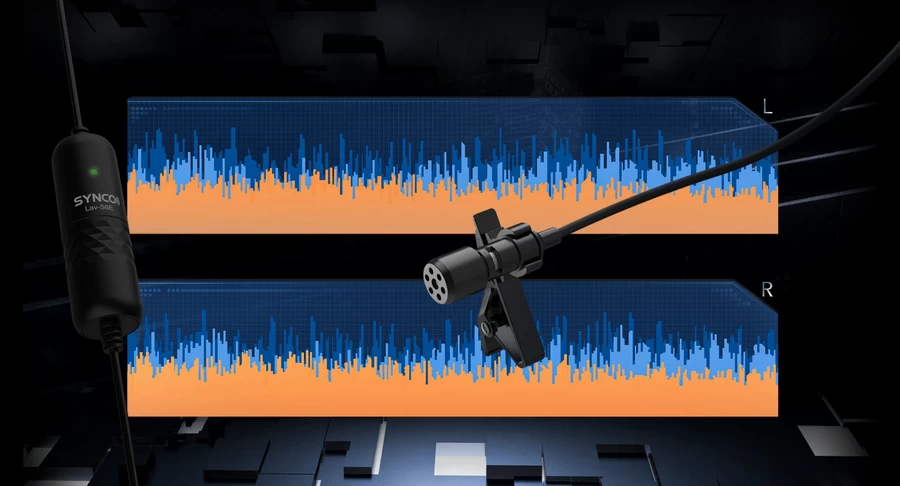 Synco Lav-S6E Omni-directional Lavalier Microphone by  in  - EC MALL