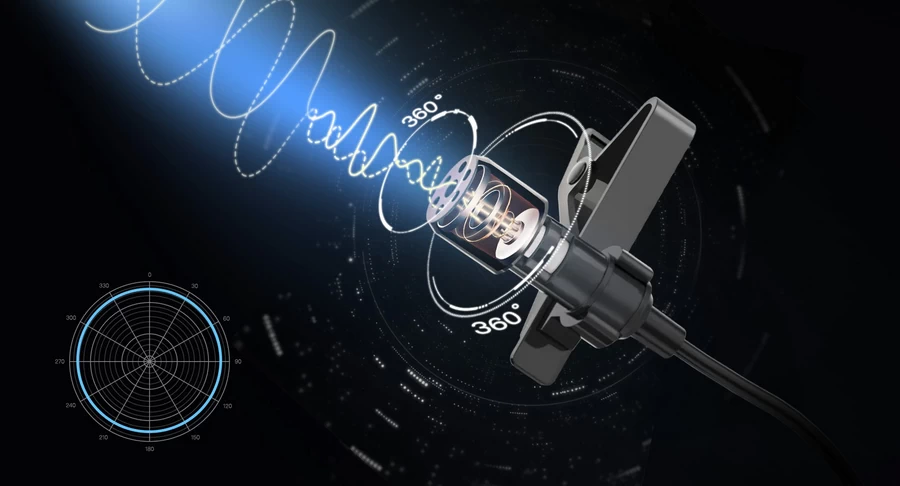 Synco Lav-S6E Omni-directional Lavalier Microphone by  in  - EC MALL