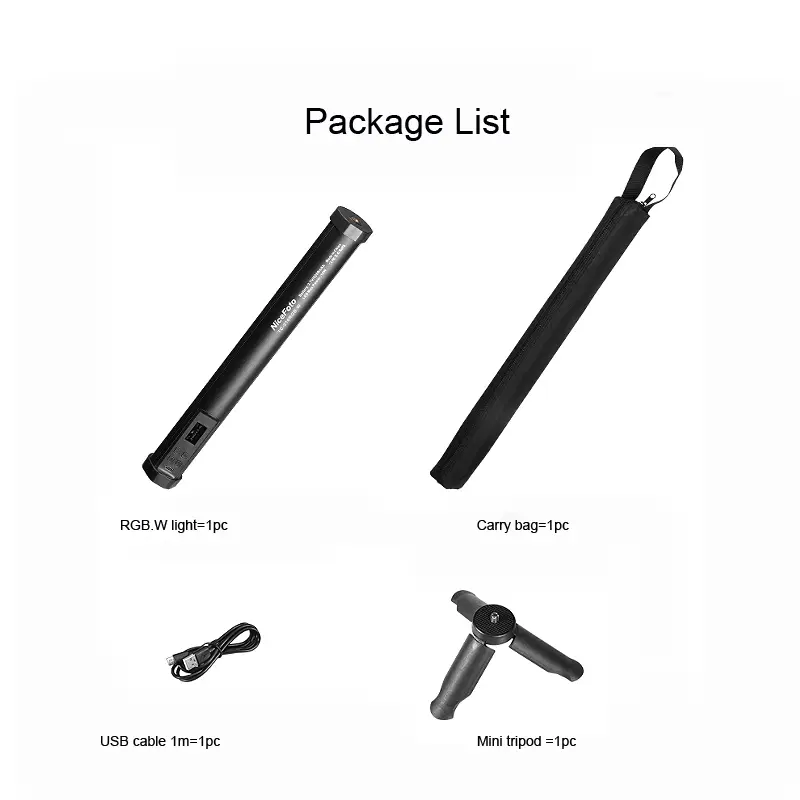 NiceFoto TC-210 RGBW LED Video Light by  in  - EC MALL