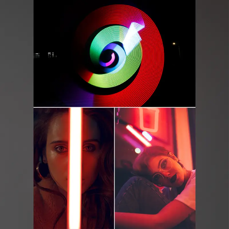 NiceFoto TC-210 RGBW LED Video Light by  in  - EC MALL