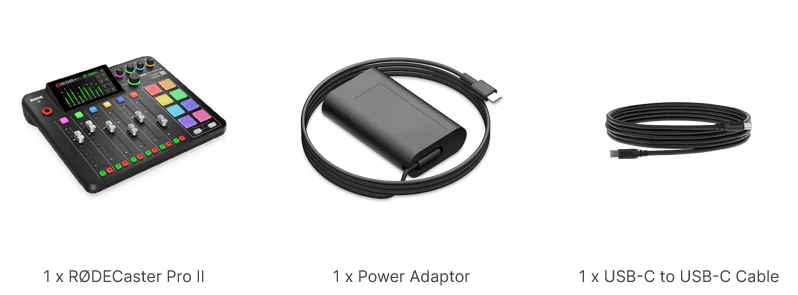 Rode Caster PRO II Integrated Audio Production Studio by  in  - EC MALL