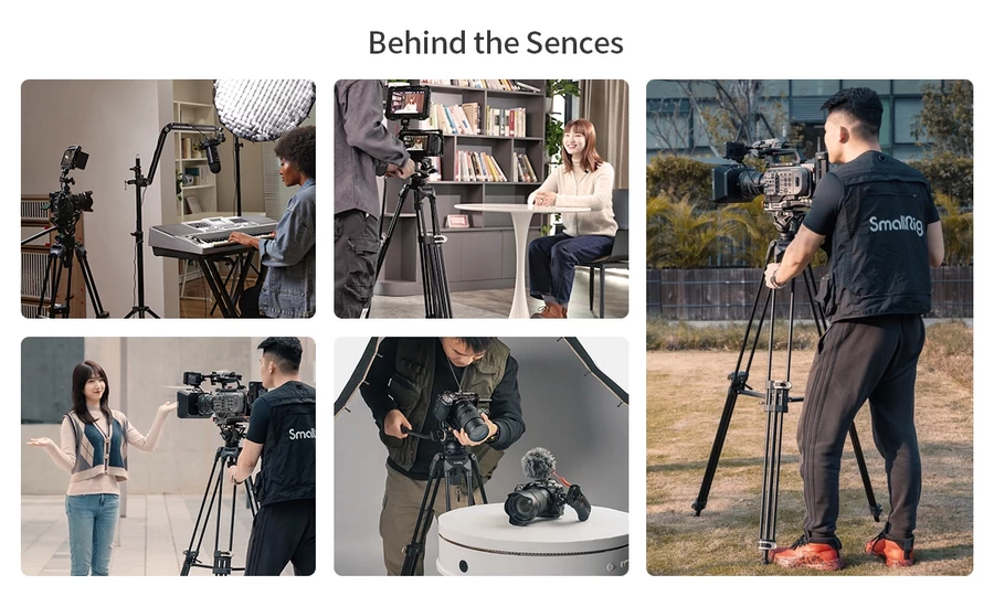 SmallRig 3751 Heavy-Duty Fluid Head Tripod AD-01 by  in  - EC MALL