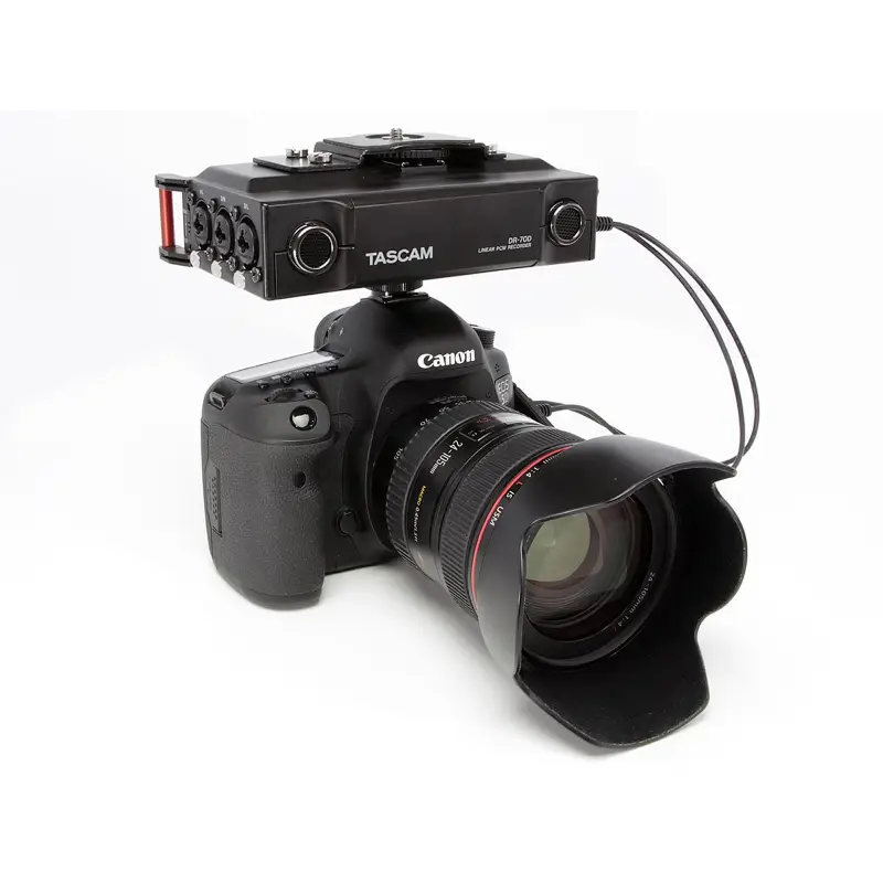 Tascam DR-70D 4-Channel Audio Recorder for DSLR Cameras by  in  - EC MALL